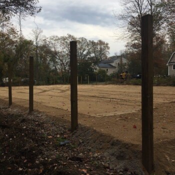 Equestrian arena still under construction