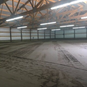 Completed equestrian arena